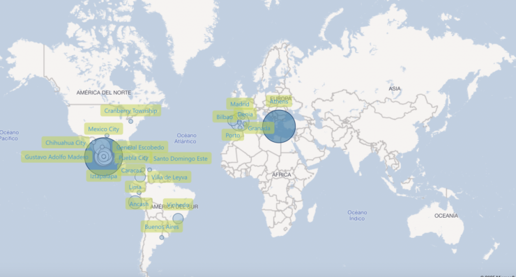 Mapa Global Lovexair